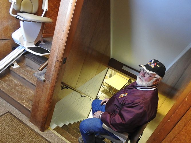 Veterans get new chair lift News, Sports, Jobs The Alpena News